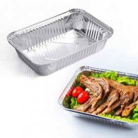 Grilltálca aluminium  magasított 2 darab/csomag
