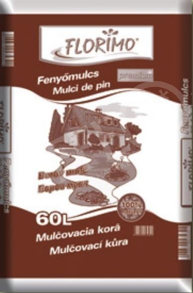 Fenyőmulcs 60 liter 0-40mm Florimo