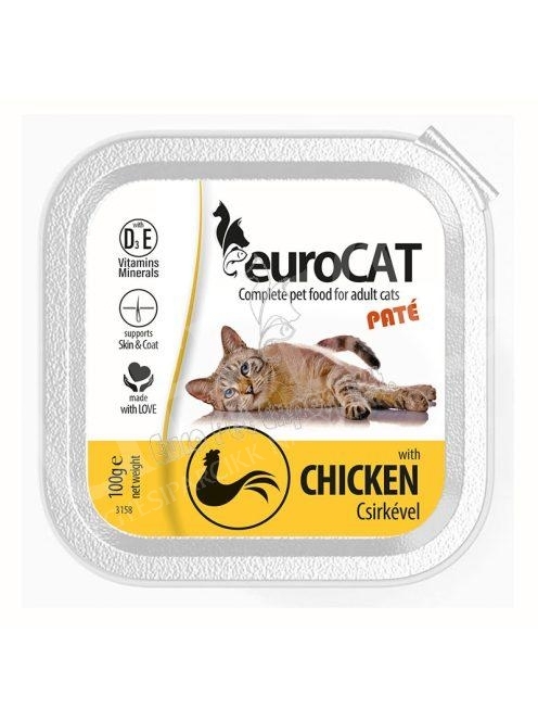 Pástétom -  paté alutálkában Eurocat 100 gr csirkehúsos