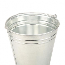 Vödör horganyzott fa fogóval 15 liter