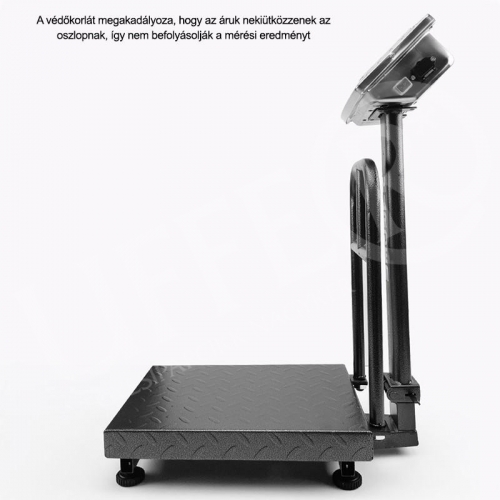 Mérleg digitális oszlopos, LCD kijelzővel. Terhelhetőség: 150kg
