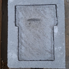 Kéményajtó beton kétajtós