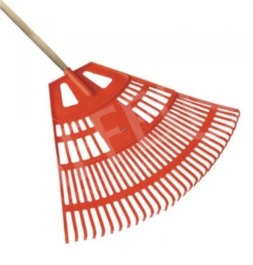 Lombseprű műanyag nagy, íves 75cm Farmo + nyél, készre nyelezett!