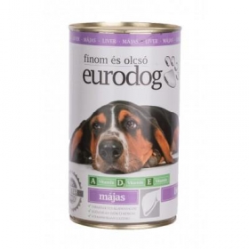 Kutya konzerv Eurodog 1240 gr májas