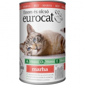 Macska konzerv Eurocat 415 gr marhahúsos