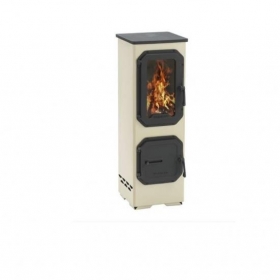 Kályha zománcozott Colorádó 5kw beige, ablakos