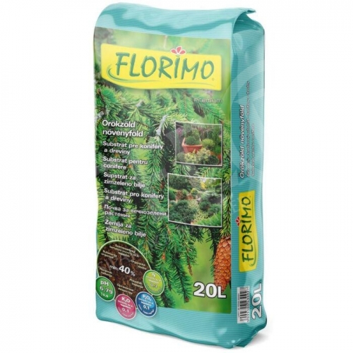 Virágföld örökzöld növényföld 20 liter Florimo
