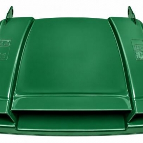 Kuka tető - fedél 120 liter kukához zöld
