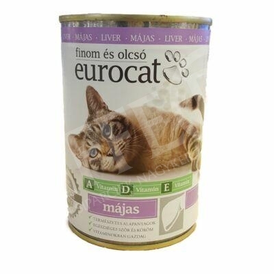 Macska konzerv Eurocat 415 gr májas