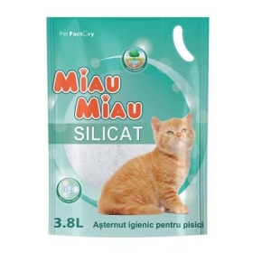 Macska alom Miau silicat 3,8 liter illatmentes
