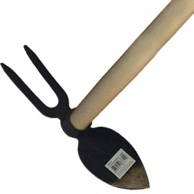 Kapa kovácsolt hegyes - villás +nyél készre nyelezett!!!