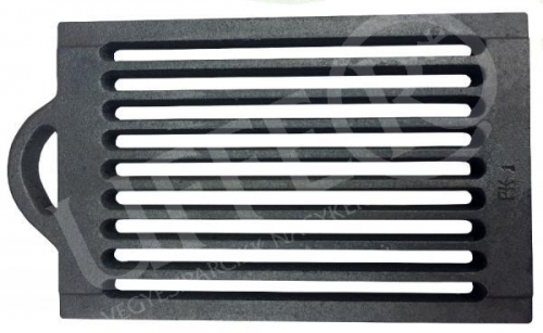 Rostély öntvény 280x185x22mm füles