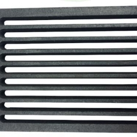 Rostély öntvény 280x185x22mm füles