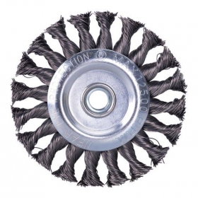 Körkefe sodrott acél 115mm M14