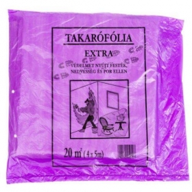 Takarófólia 4x5 méter extra- járható