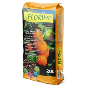 Virágföld citrus - és mediterrán növényföld 20 liter Florimo