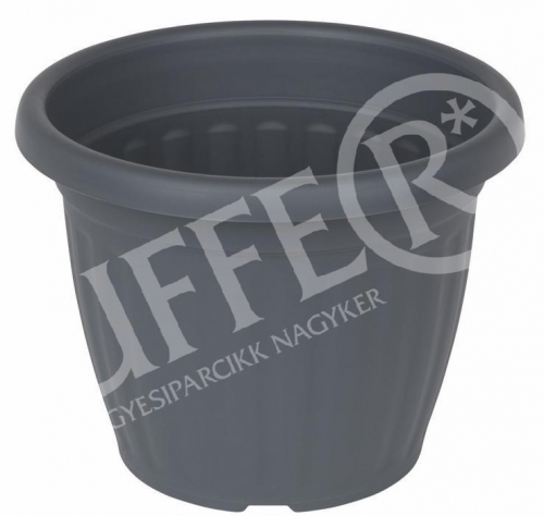 Virágcserép 20 cm antracit