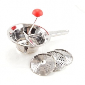 Hal- és paradicsompasszírozó rozsdamentes, 3 betéttel