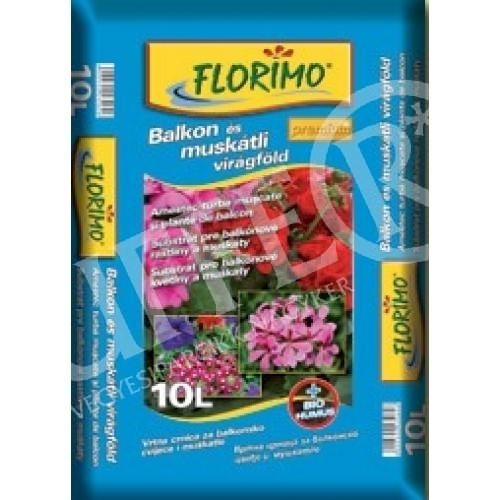 Virágföld balkon - muskátliföld - 10 liter Florimo