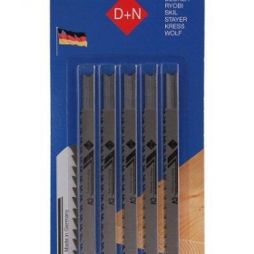 Dekopír fűrészlap HSS 75x1,45x2,5 mm 10 TPI 5 darab/csomag (BandD) 24087