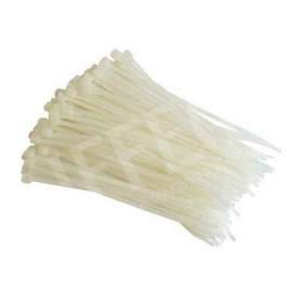 Kötöző - kábelkötegelő 250x4,8mm 50 darab/csomag fehér