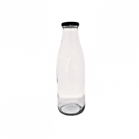 Üveg 1,0 liter fehér bőszájú, juice (paradicsomos, tejes) +  lapka 48-as RAKLAPOS tételben !!!