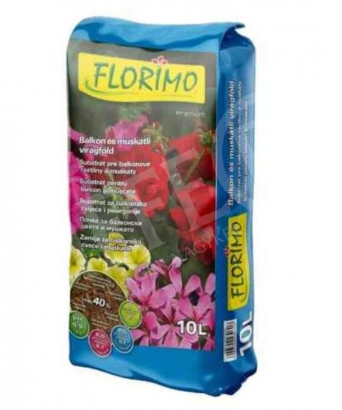 Virágföld balkon - muskátliföld - 10 liter Florimo