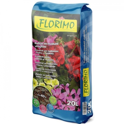Virágföld balkon - muskátliföld - 20 liter Florimo