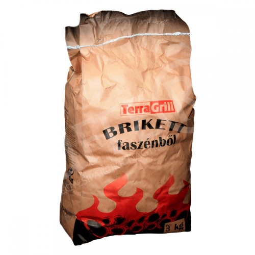 Faszénbrikett - grillbrikett 3 kg/csomag