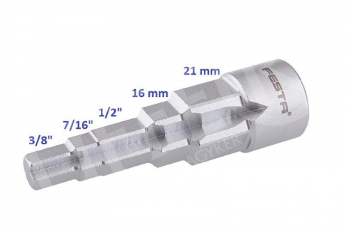 Radiátorszelep kulcs univerzális