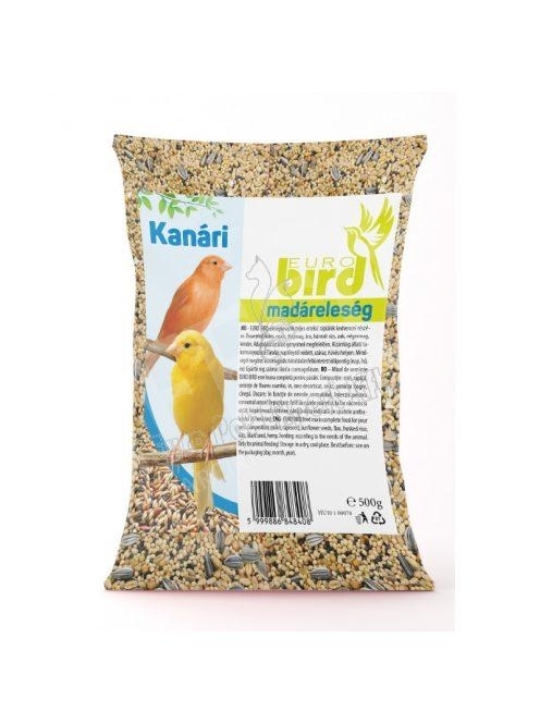 Madáreleség 0,5 kg Eurobird kanári, zacskós