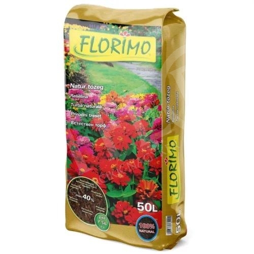 Tőzeg natúr 50 liter Florimo