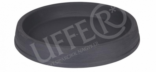 Virágcserép alátét 33 cm antracit mediterrán