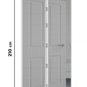 Szúnyogháló ajtóra mágneses fehér