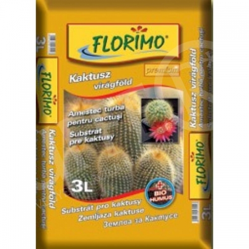Virágföld kaktuszföld 3 liter Florimo