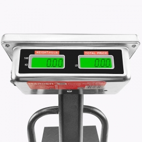 Mérleg digitális oszlopos, LCD kijelzővel.  Terhelhetőség: 150kg