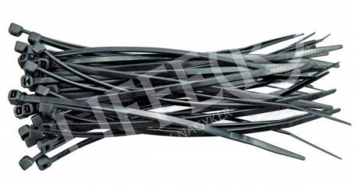 Kötöző - kábelkötegelő 200x4,8mm 100 darab/csomag fekete