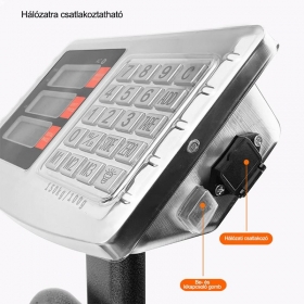 Mérleg digitális oszlopos, LCD kijelzővel.  Terhelhetőség: 150kg