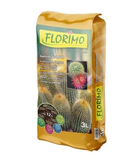 Virágföld kaktuszföld 3 liter Florimo