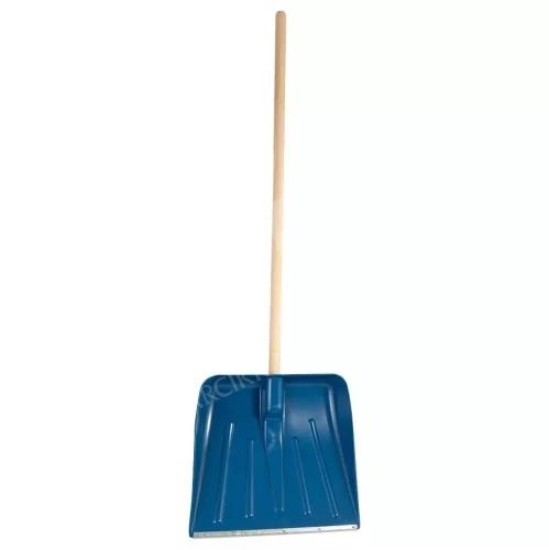 Hólapát műanyag élvédővel kék + nyél