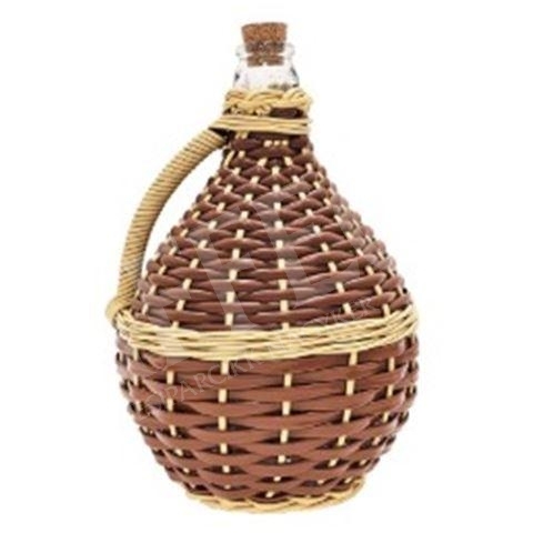 Üvegballon vesszőfonott bevonattal 5 liter