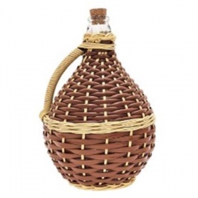 Üvegballon vesszőfonott bevonattal 5 liter