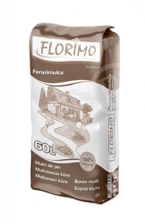 Fenyőmulcs 60 liter 0-40mm Florimo