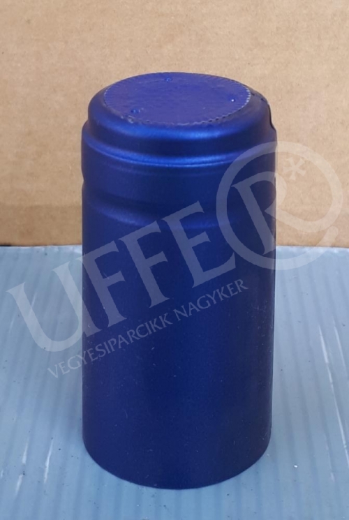 Kapszula  boros üvegre 58 darab/csomag tépőzáras 31x60mm kék
