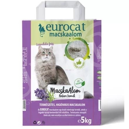 Macska alom Eurocat 5 kg levendula illattal  (csomosodó)