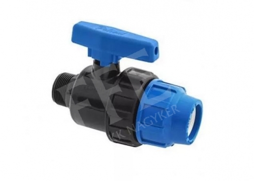 Golyóscsap (szelep) KPE 25- 3/4" KM műanyag