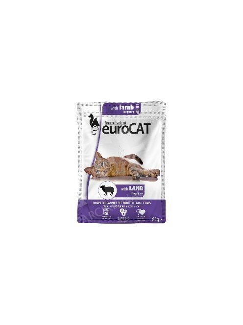 Macska eledel alutasakos Eurocat Pouch 85 gr bárányhúsos