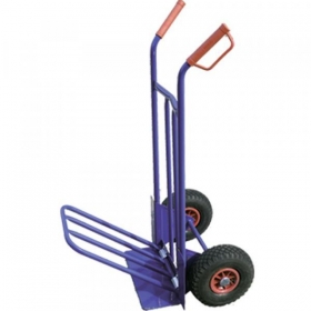 Molnárkocsi műanyag felnis, pumpálható kerékkel, lenyitható platóval.Teherbírás: 250kg