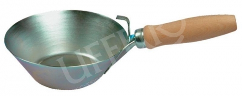 Kőműves serpenyő horganyzott 180mm