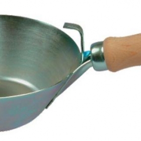 Kőműves serpenyő horganyzott 180mm